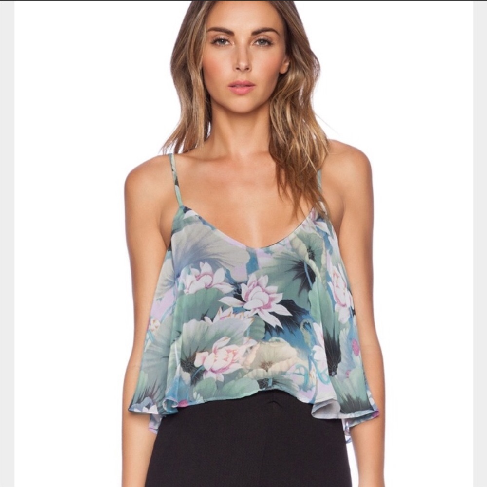 Show Me Your Mumu Water Lilly Charlie Crop Top